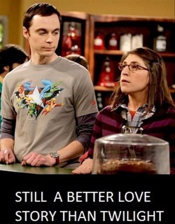 Bing Bang Theory: still a better love story than Twilight